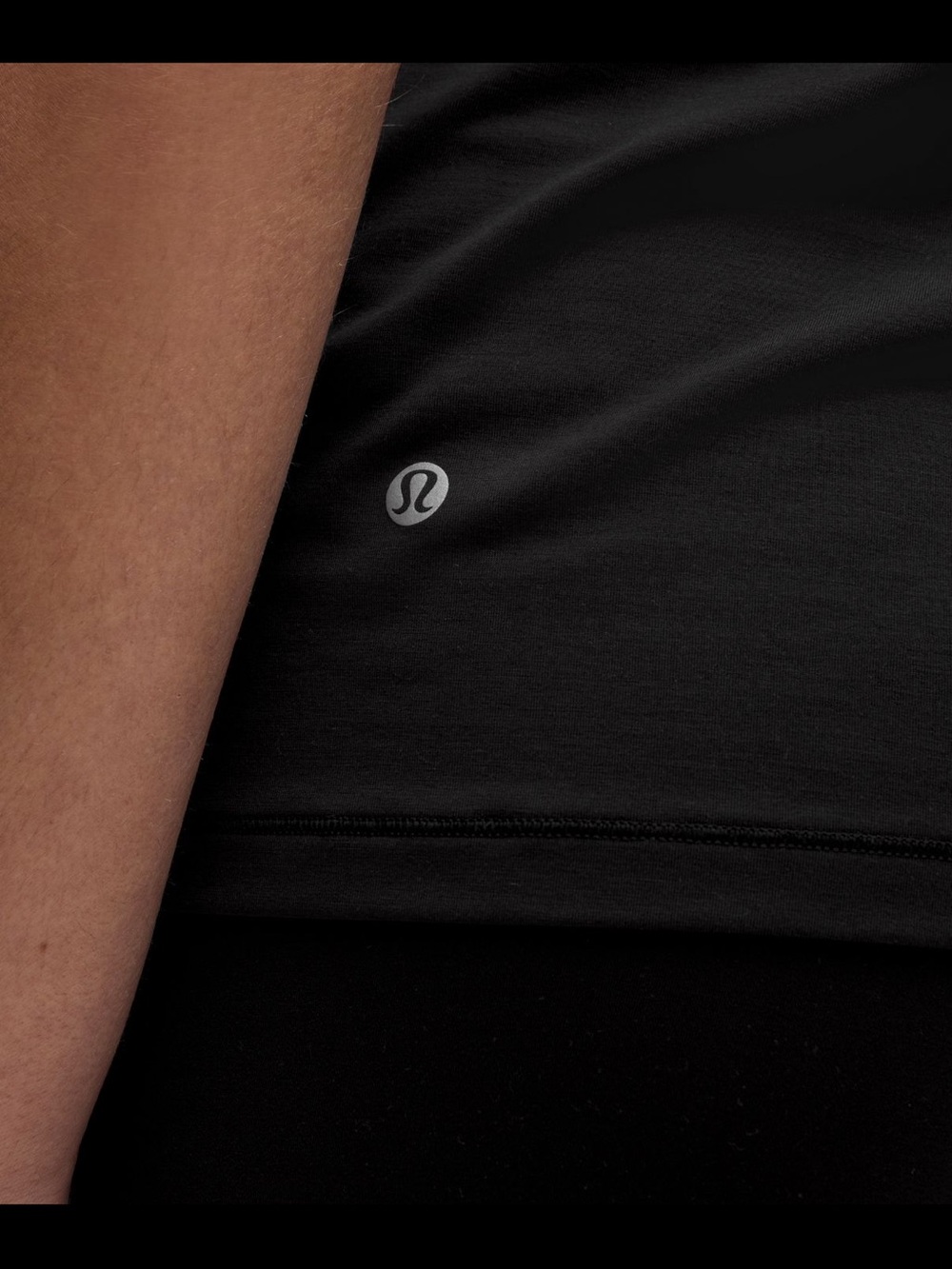 Lululemon Jersey Training Muscle Tank Top long black size 12 soft comfortable - Picture 5 of 12